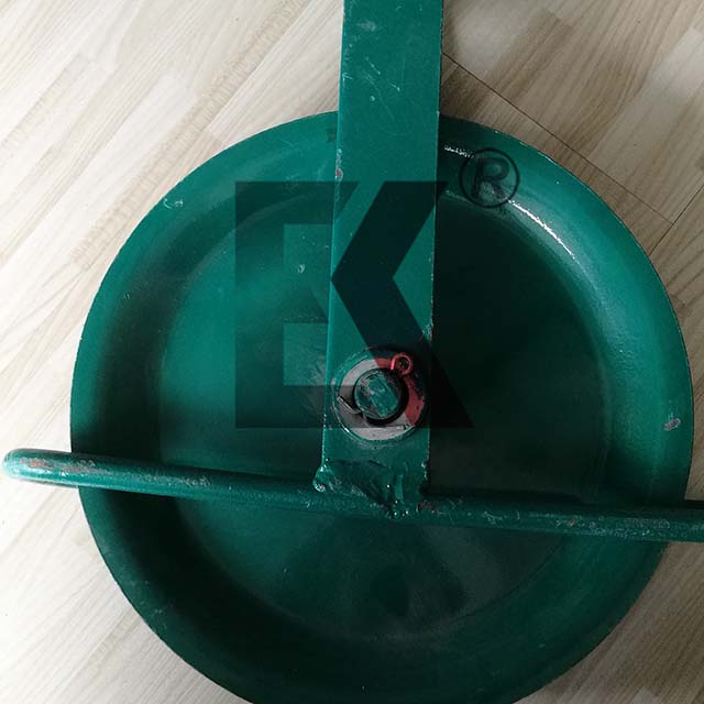 Perancah Aksesori Steel Powder Coating Hoist Gin Wheel